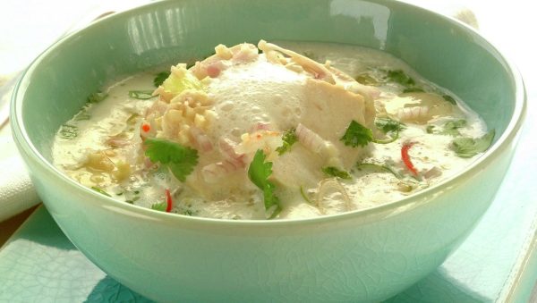Tom Kha Kai - Thai suppe med kyllingfillet